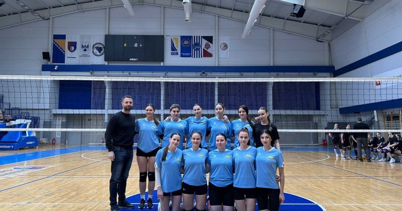 Historijski uspjeh naše škole na Kantonalnom takmičenju iz odbojke
