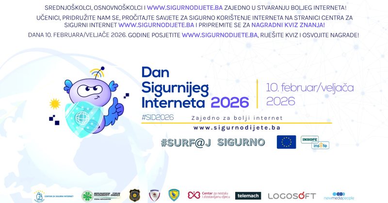 Šta je Dan sigurnijeg interneta (Safer Internet Day) i kako ga obilježavamo u Bosni i Hercegovini?